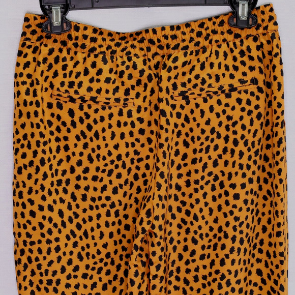 Joie Pants Womens Small Animal Print Pull On Lounge Wear Mob Wife Pockets New - Picture 8 of 14